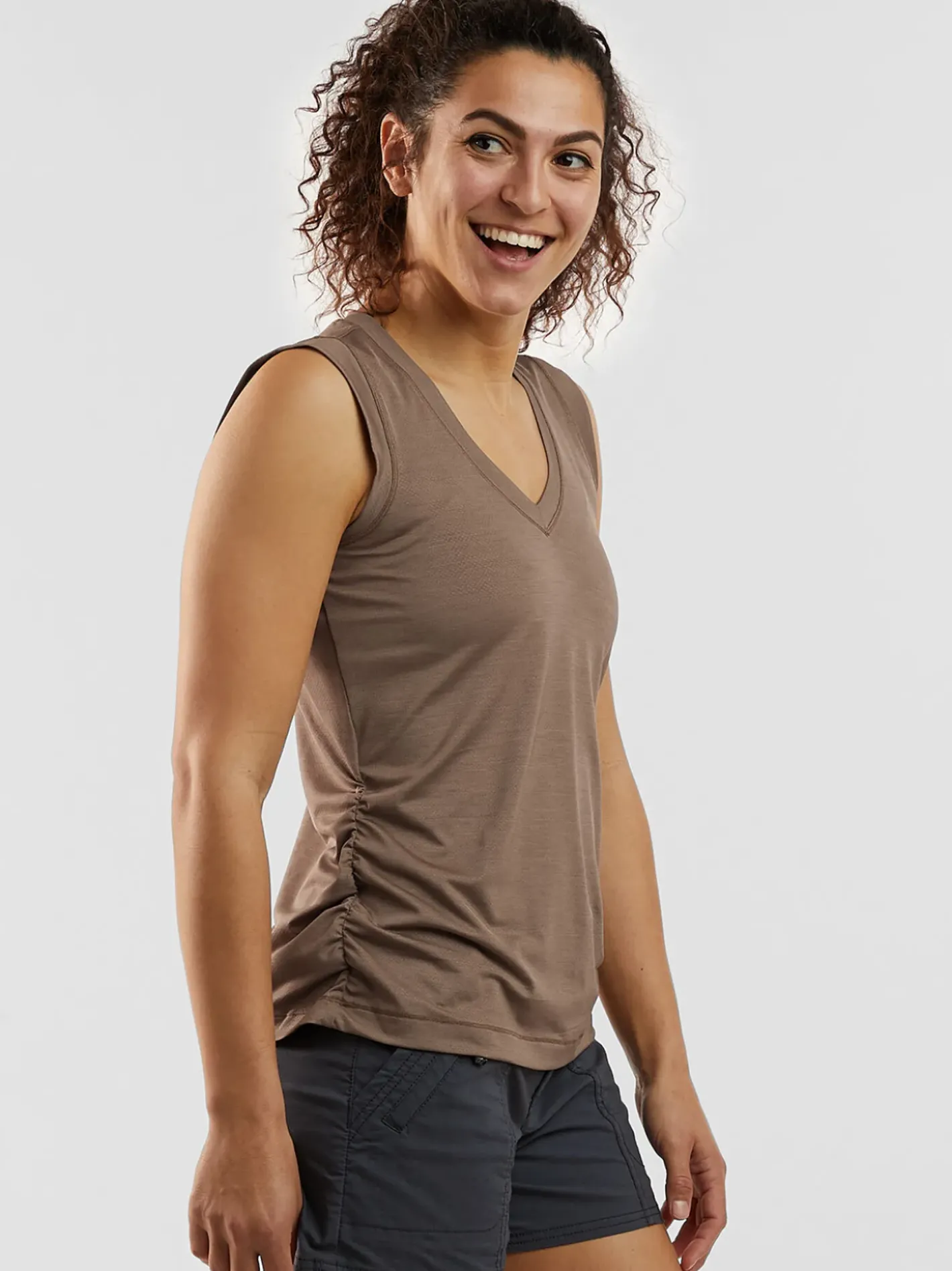Title Nine Solar Flair V Neck Tank Top>Women Upf Clothing