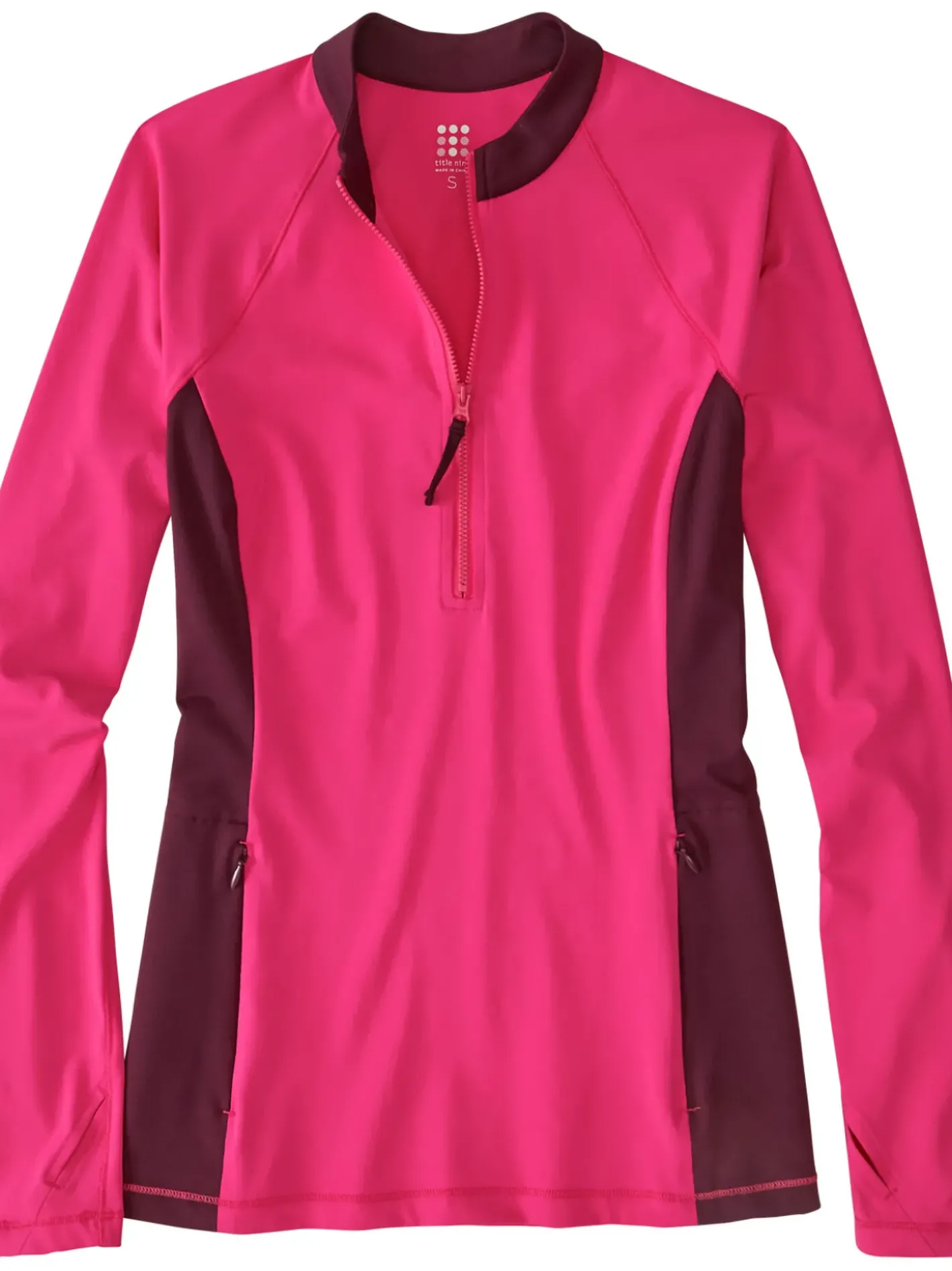 Title Nine Sunbuster 1/4 Zip Long Sleeve Sun Shirt - Solid>Women Rash Guards, Sun Shirts & Swim Shirts
