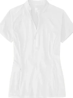Title Nine Sunbuster 1/2 Zip Short Sleeve Sun Shirt - Solid>Women Swim Cover Ups