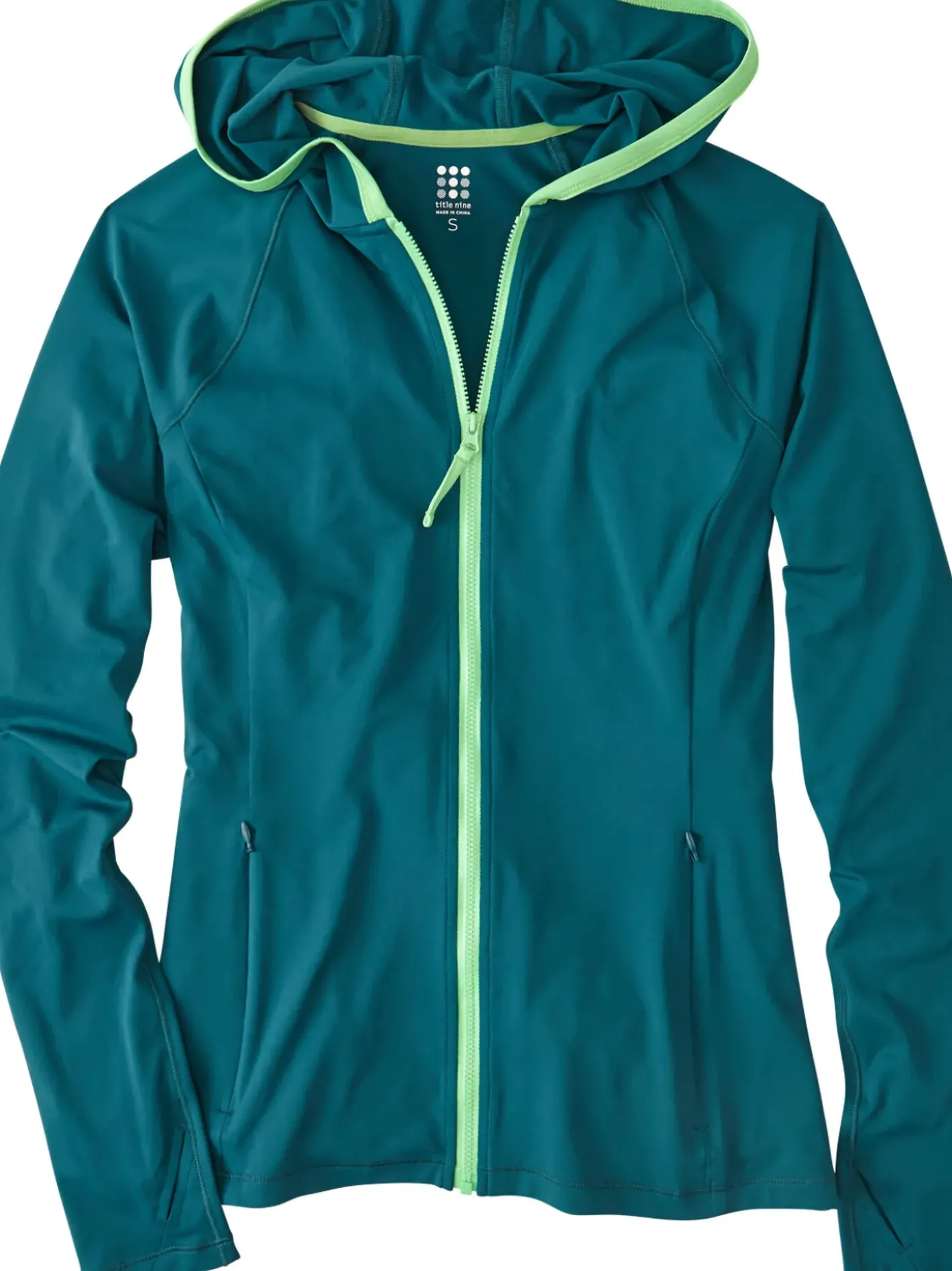 Title Nine Sunbuster Full Zip Hoodie - Solid>Women Swim Cover Ups