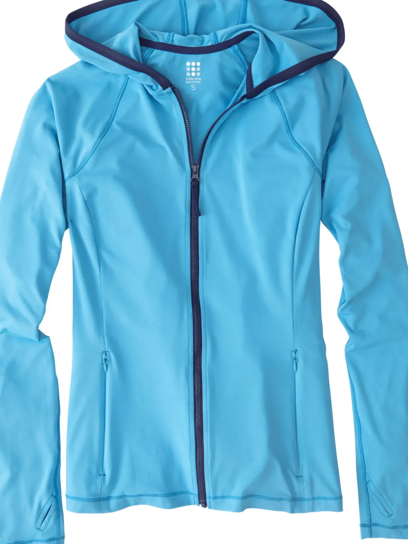 Title Nine Sunbuster Full Zip Hoodie - Solid>Women Rash Guards, Sun Shirts & Swim Shirts
