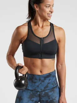 Title Nine Terminator Zip Front Sports Bra>Women Sports Bras