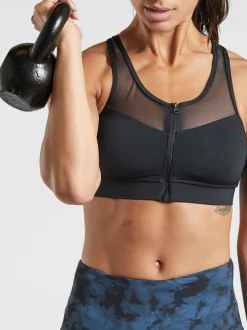 Title Nine Terminator Zip Front Sports Bra><noscript><img width=