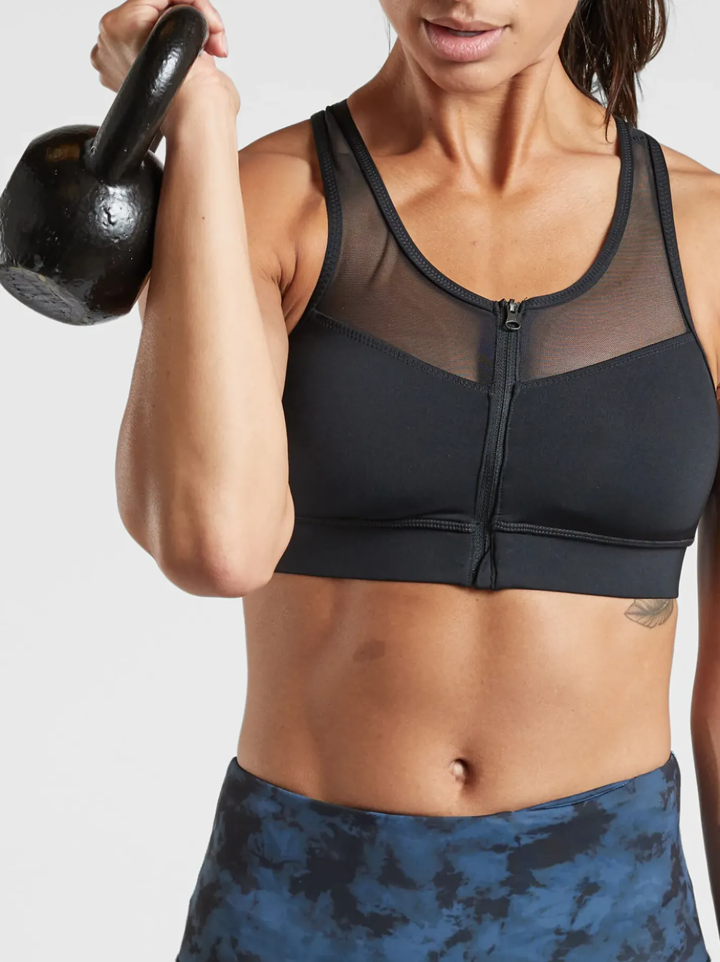Title Nine Terminator Zip Front Sports Bra>Women Sports Bras