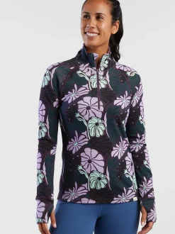 Title Nine What The Bluff 1/2 Zip Long Sleeve Top><noscript><img width=