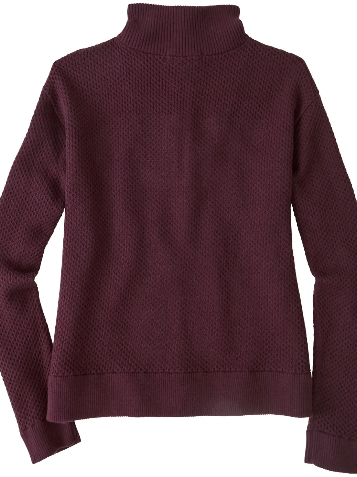 Title Nine Woolicious Waffle 1/4 Zip Sweater - Solid>Women Long Sleeve Tops