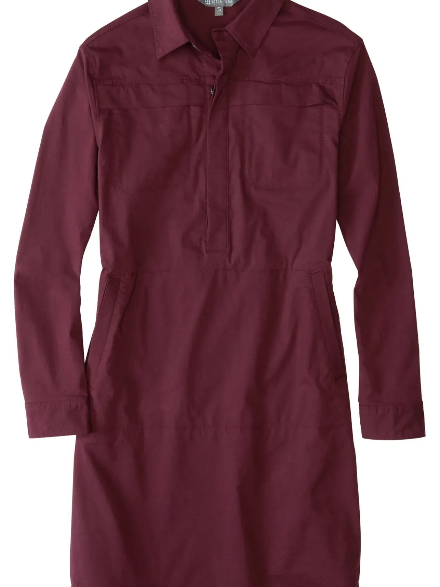 Title Nine Wren Utility Shirt Dress - Solid>Women Dresses